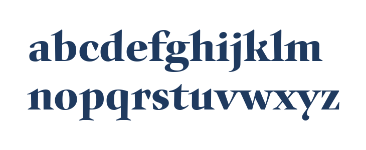 Auxerre 75 Bold reduced Lowercase