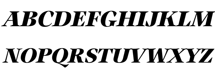 Auxerre 76 Bold Italic reduced Font OTHER CHARS