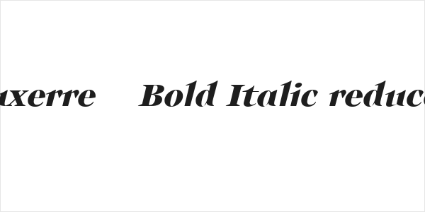 Auxerre 76 Bold Italic reduced Logo