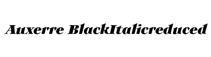Auxerre-BlackItalicreduced  नि: शुल्क फ़ॉन्ट्स डाउनलोड