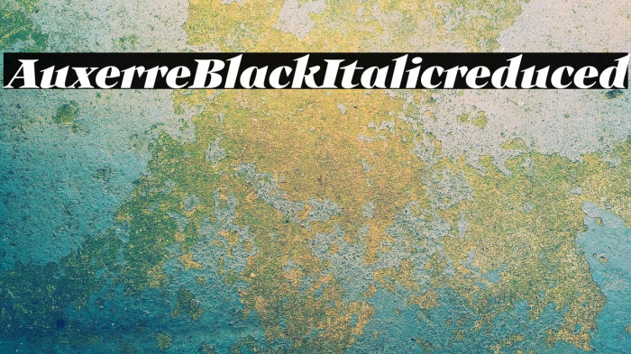 Auxerre-BlackItalicreduced Example 3