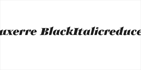 Auxerre-BlackItalicreduced Logo