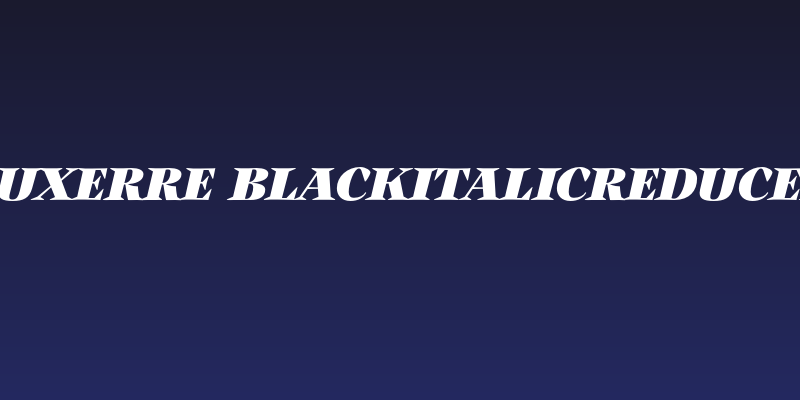 Auxerre-BlackItalicreduced Social Header