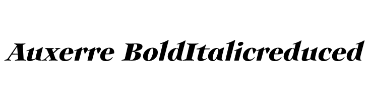 Auxerre-BoldItalicreduced  font caratteri gratis