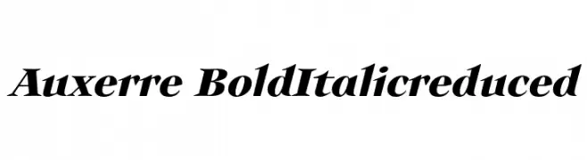 Auxerre-BoldItalicreduced  नि: शुल्क फ़ॉन्ट्स डाउनलोड