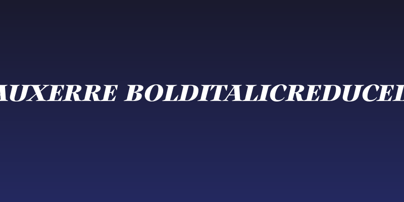 Auxerre-BoldItalicreduced Social Header