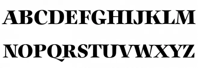 Auxerre-Boldreduced Schriftart Groß