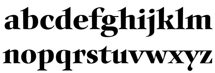 Auxerre-Boldreduced Font LOWERCASE