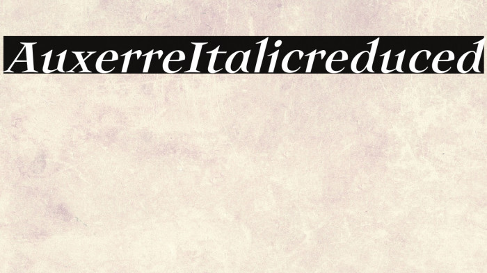 Auxerre-Italicreduced Example 3