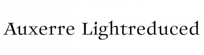 Auxerre-Lightreduced  नि: शुल्क फ़ॉन्ट्स डाउनलोड