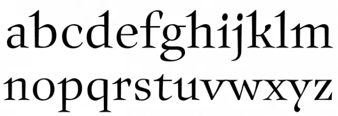 Auxerre-Lightreduced Font LOWERCASE