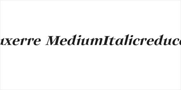Auxerre-MediumItalicreduced Logo