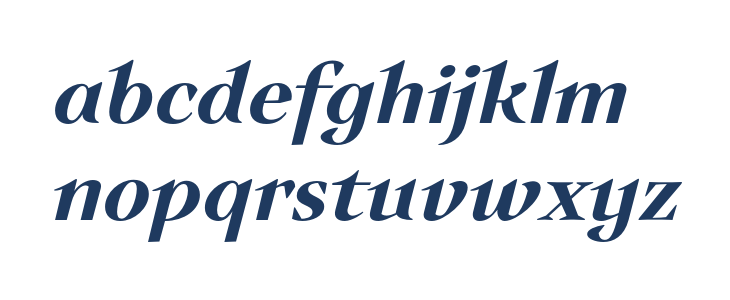Auxerre-MediumItalicreduced Lowercase