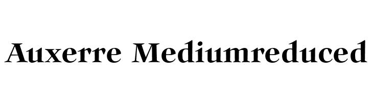 Auxerre-Mediumreduced  font caratteri gratis