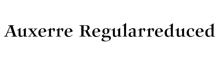 Auxerre-Regularreduced  font caratteri gratis