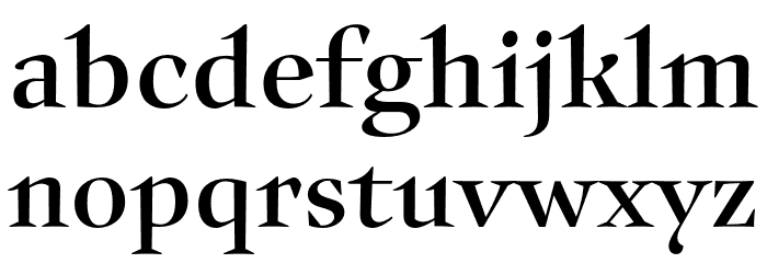 Auxerre-Regularreduced Font LOWERCASE