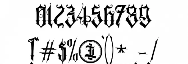 AuxteraCircaPersonalUseOnly-Cir Font OTHER CHARS