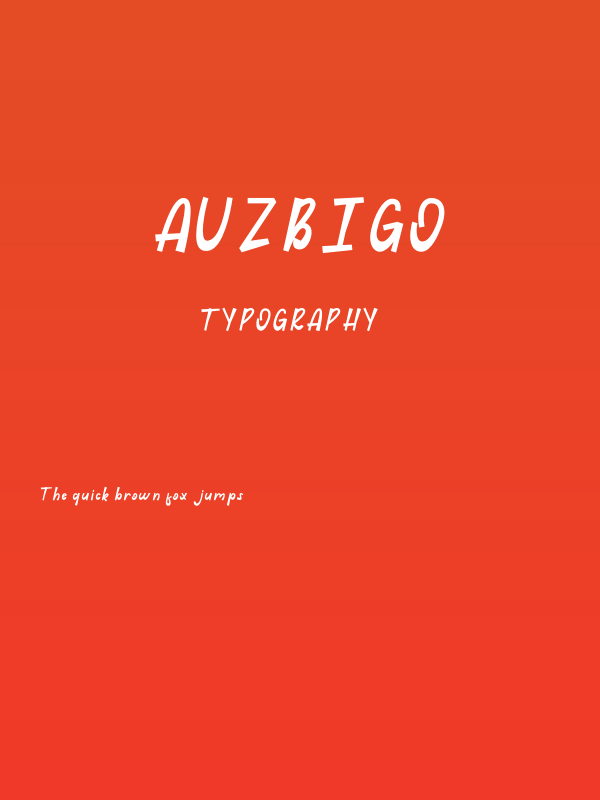 Auzbigo Poster