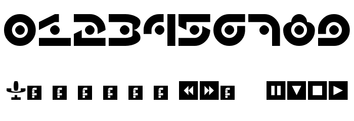 audio 2012 Regular Font OTHER CHARS