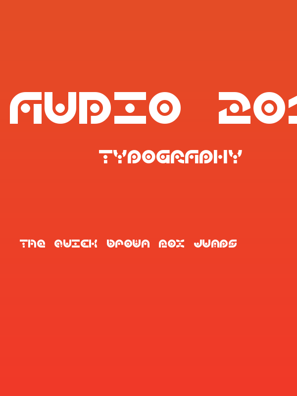 audio 2012 Regular Poster