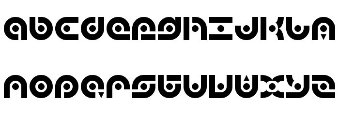 audio 2012 Regular Font LOWERCASE
