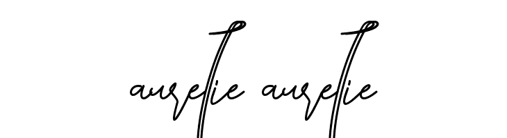 aurellie aurellie  नि: शुल्क फ़ॉन्ट्स डाउनलोड