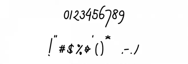 aurellie aurellie Font OTHER CHARS