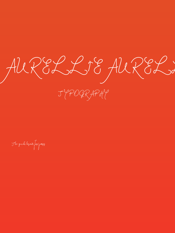 aurellie aurellie Poster