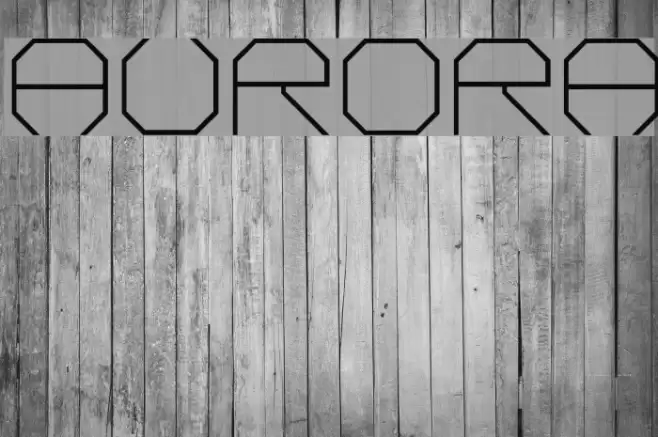 aurora Font examples