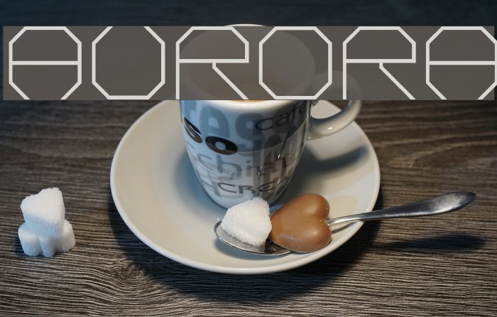 aurora Font examples