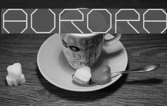 aurora Font examples