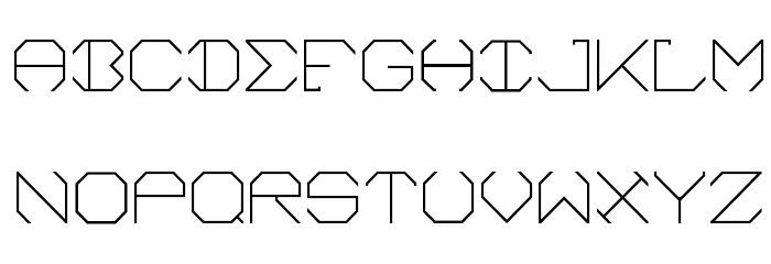 aurora Font LOWERCASE