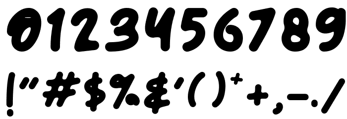 austinsigns Font OTHER CHARS