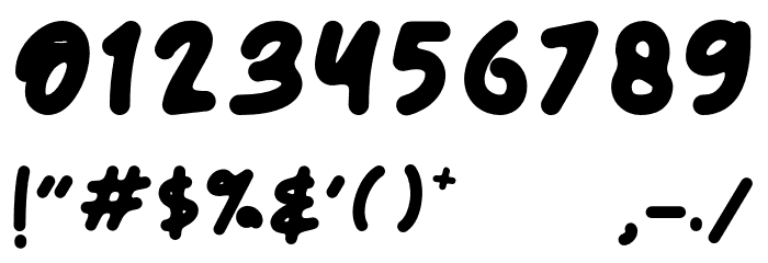 austinsigns Font OTHER CHARS