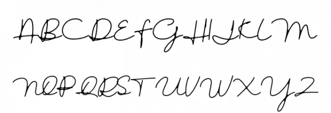 austinsigns Schriftart Groß