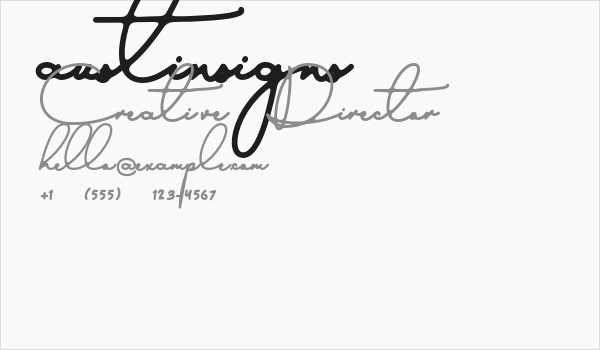 austinsigns Business Card