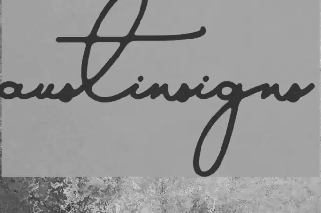 austinsigns Font examples