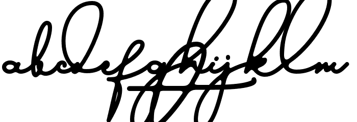 austinsigns Font LOWERCASE