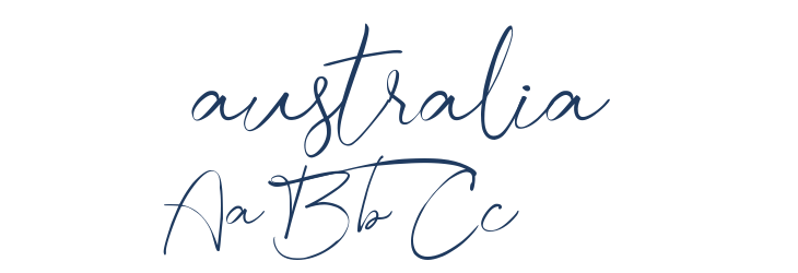 australia] Font Preview