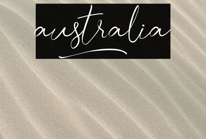 australia] Example 3