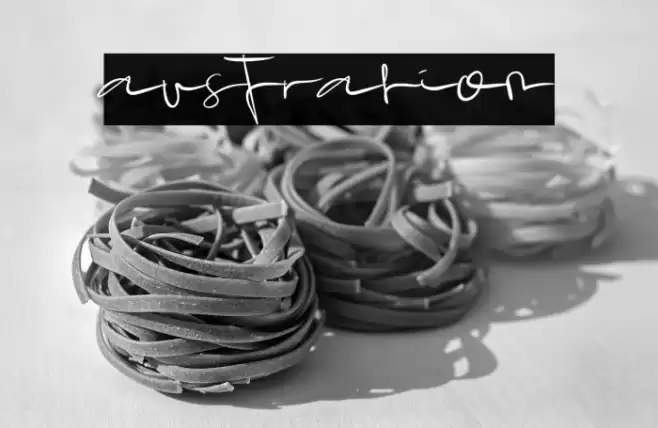 australion Font examples