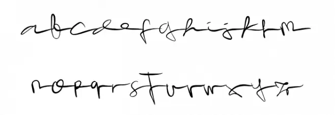 australion Font LOWERCASE