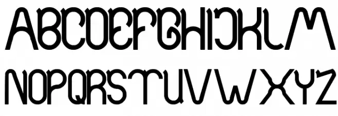 auto mobile Шрифта ВЕРХНИЙ