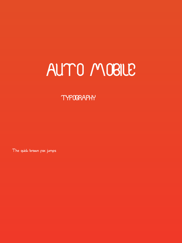 auto mobile Poster