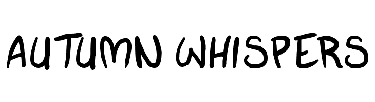 autumn whispers Font