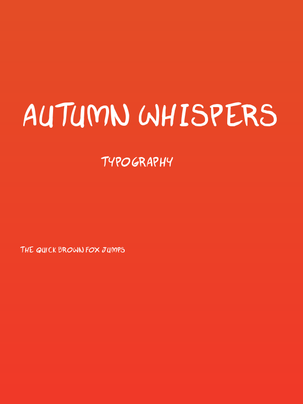 autumn whispers Poster