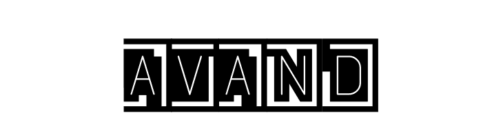 AVAND  Frei Schriftart Herunterladen