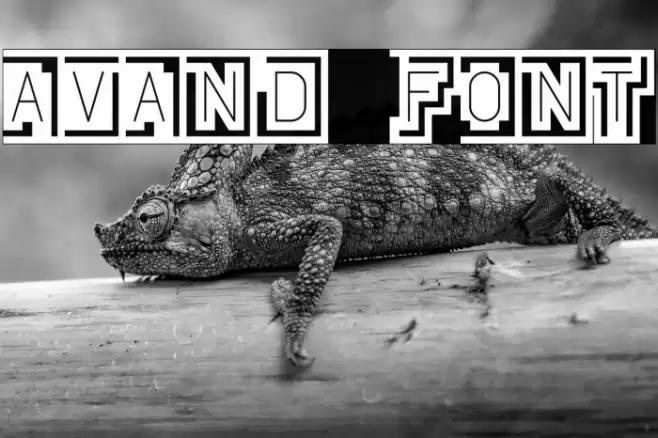 AVAND Font examples