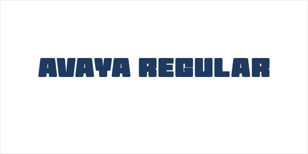 AVAYA Regular Logo