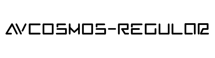 AVCosmos-Regular  フリーフォントのダウンロード